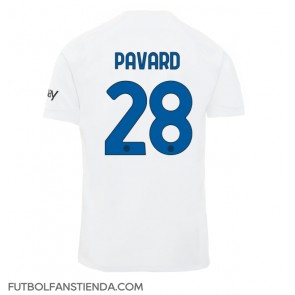 Inter Milan Benjamin Pavard #28 Segunda Equipación 2023-24 Manga Corta